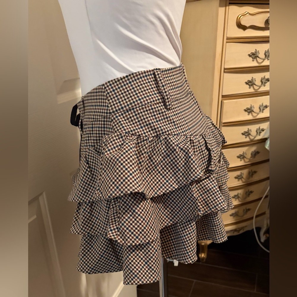 Hot Topic Checkered Ruffle Mini Skirt - Picture 9 of 9